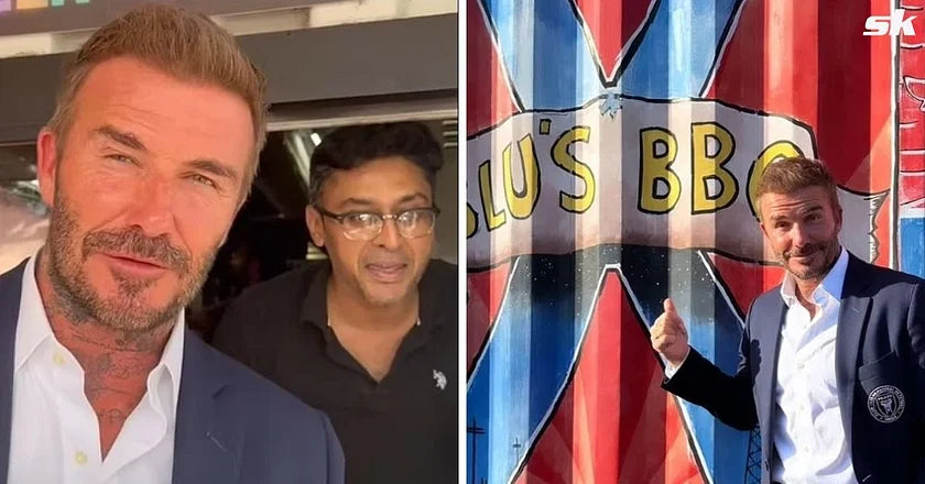David Beckham stops by Dallas BBQ joint before game