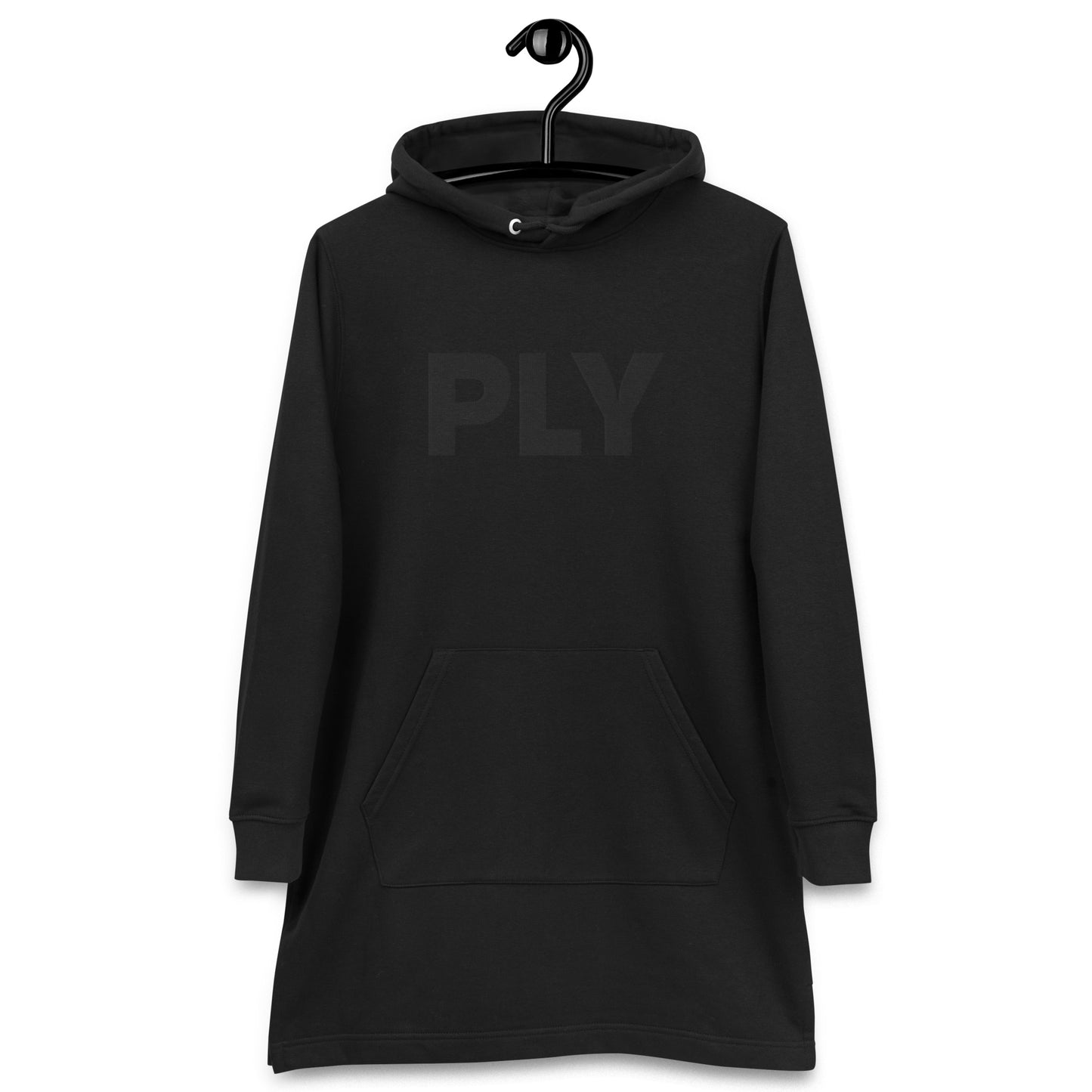 PLY - Black On Black Hoodie dress
