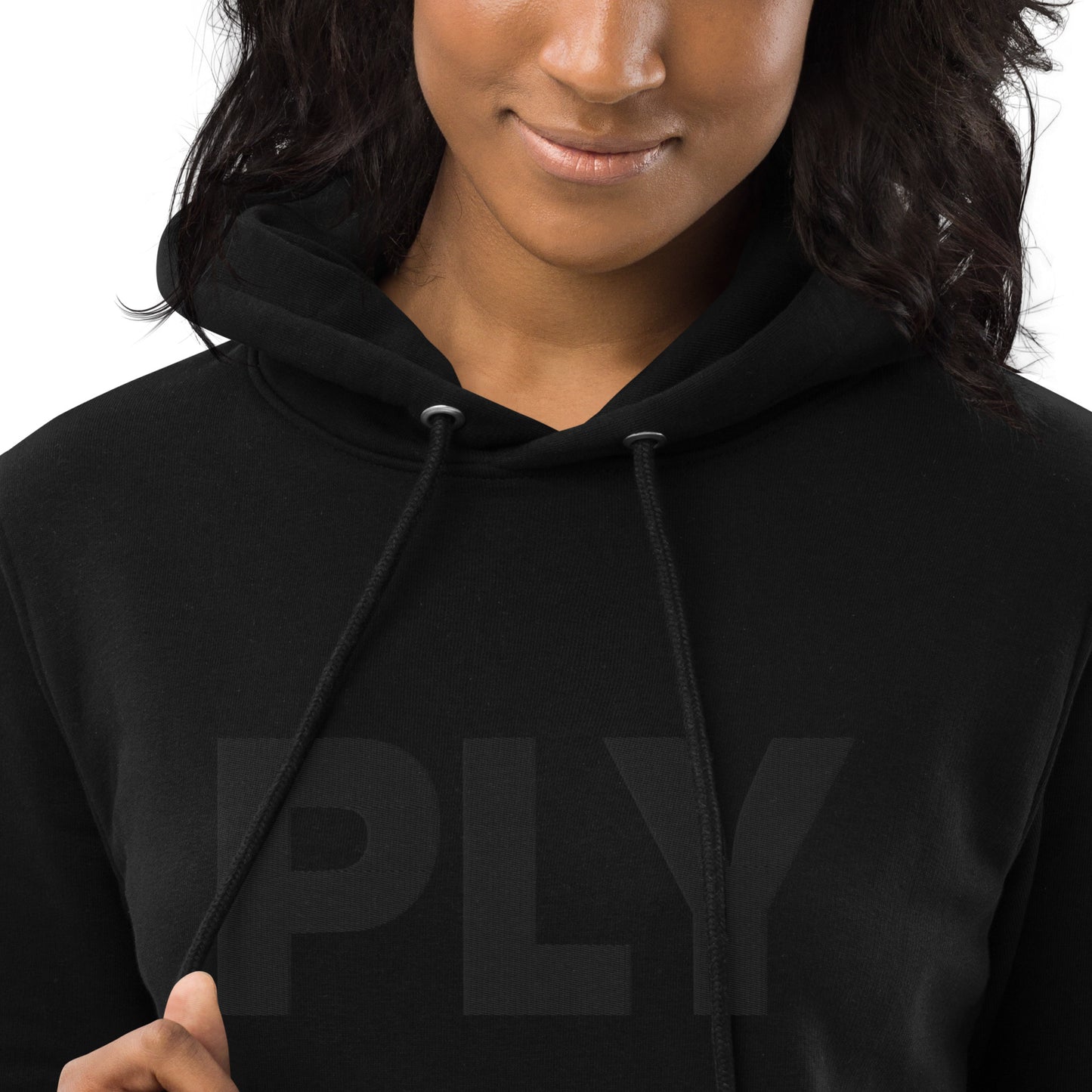 PLY - Black On Black Hoodie dress