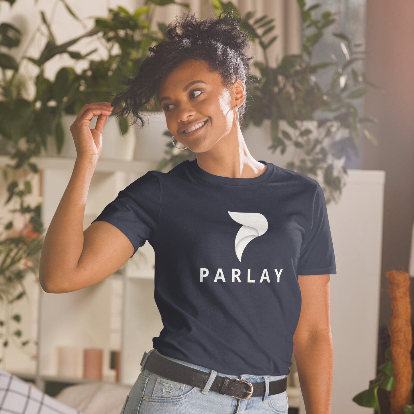 Signature Parlay T-Shirt White Print (Unisex)