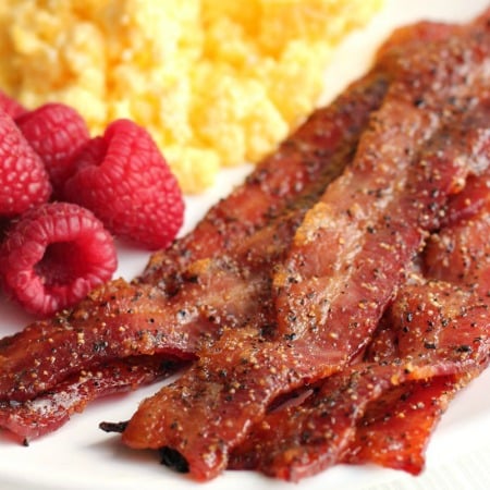Brown Sugar Peppered Bacon