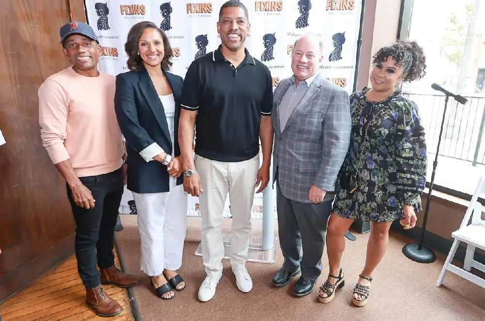 Kevin Johnson expands 'Fixins' restaurant in Detroit, celebrities come out to support launch