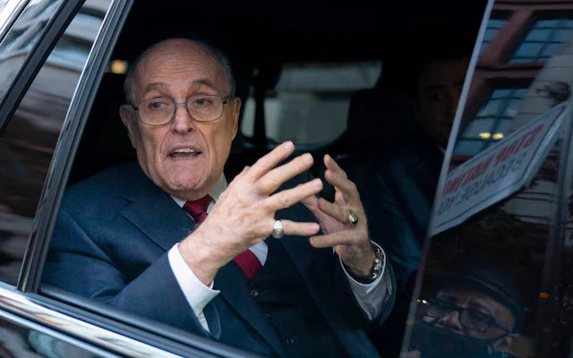 Rudy Giuliani Injured in Car Crash After Assisting Domestic Violence Victim