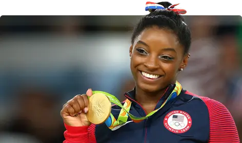 At the world championships, Simone Biles perfects the Yurchenko double pike vault, for which she is now named.